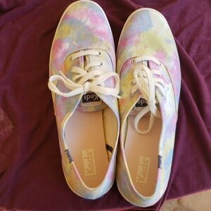 Keds Pastel Tie-Dye Canvas Sneakers Women's Size 8